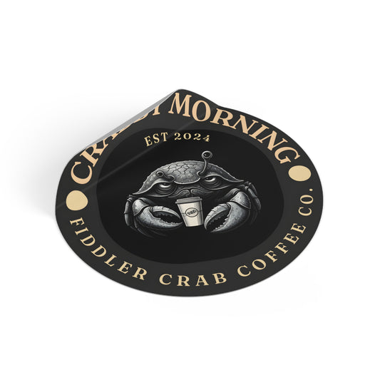 Crabby Morning Sticker